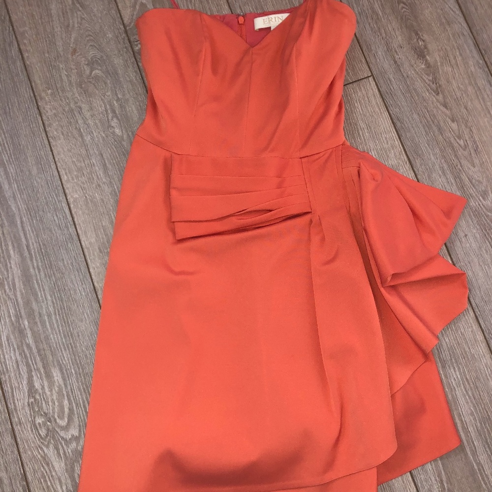 ERIN coral dress